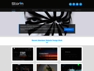 stormwebsitedesign.com screenshot