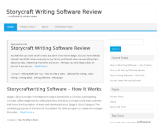 storycraftwritingsoftware.com screenshot