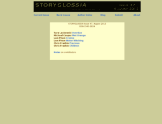 storyglossia.com screenshot
