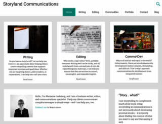 storylandcommunications.com screenshot