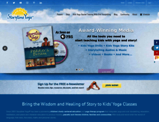 storytimeyoga.com screenshot