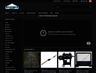 stoversliquidation.com screenshot