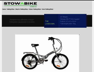 stowabike.com.au screenshot