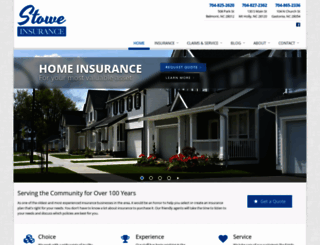 stowe-insurance.com screenshot