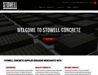 stowellconcrete.co.uk screenshot