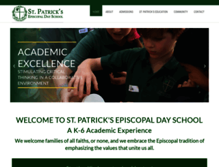 stpatricksdayschool.org screenshot