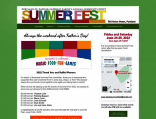 stpatssummerfest.com screenshot