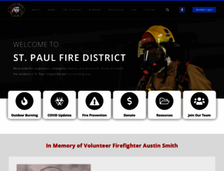 stpaulfire.org screenshot