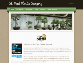stpaulplasticsurgery.com screenshot