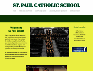 stpaulsabers.com screenshot