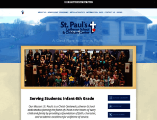 stpaulslutheranschool.com screenshot