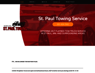 stpaultowingservice.com screenshot