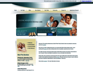 stpeterfamilydentalcenter.com screenshot