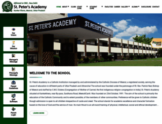 stpetersacademy.org screenshot