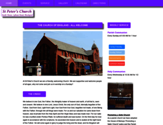 stpeterschurchblackpool.co.uk screenshot