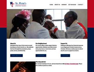 stpeterschurchhill.org screenshot
