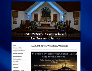 stpeterswaterford.com screenshot