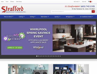 straffordhomeappliances.com screenshot