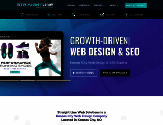 straightlinewebsolutions.com screenshot