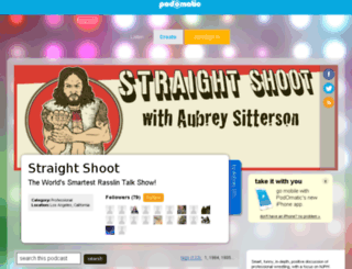 straightshoot.podomatic.com screenshot