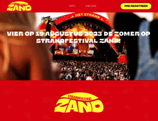 strandfestivalzand.nl screenshot