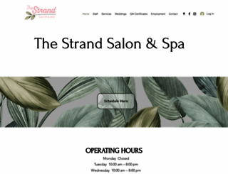strandsalonspa.com screenshot