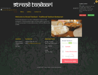 strandtandoori.co.uk screenshot