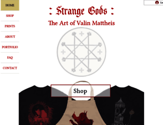 strange-gods.com screenshot