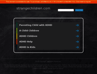 strangechildren.com screenshot