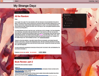 strangedayzz.blogspot.com.br screenshot