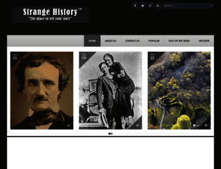 strangehistory.org screenshot