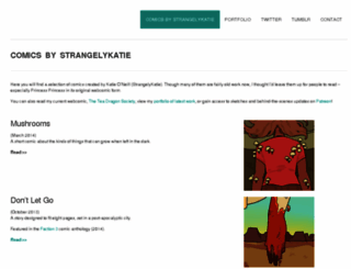 strangelykatie.com screenshot