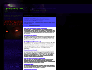 strangemag.com screenshot