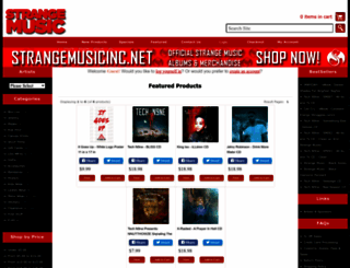 strangemusicinc.net screenshot