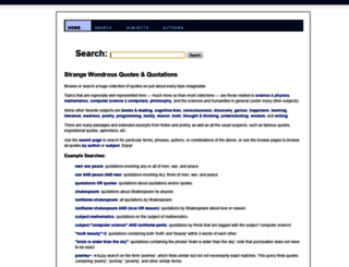 strangewondrous.net screenshot