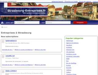 strasbourg-entreprises.fr screenshot
