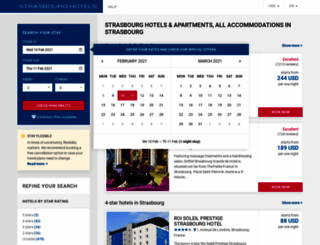 strasbourghotelsweb.com screenshot