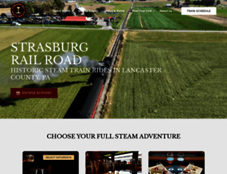 strasburgrailroad.com screenshot