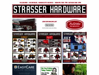 strasserhardware.com screenshot