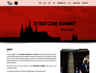 stratcomsummit.cz screenshot