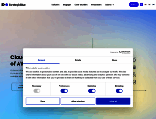 strategic-blue.com screenshot