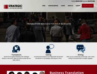 strategiclanguages.com screenshot