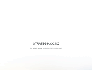 strategik.co.nz screenshot