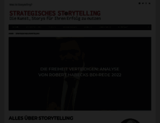 strategisches-storytelling.de screenshot