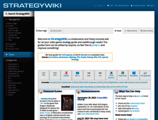 strategywiki.org screenshot