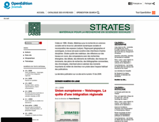 strates.revues.org screenshot