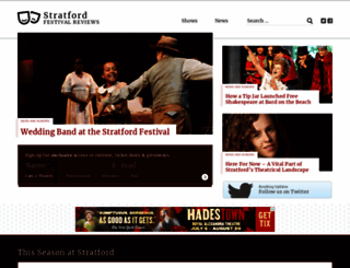stratfordfestivalreviews.com screenshot