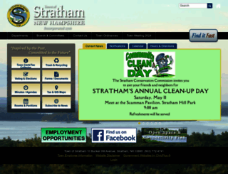 strathamnh.gov screenshot