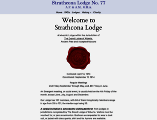 strathcona77.org screenshot