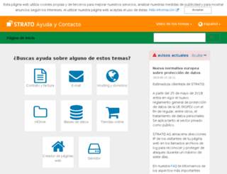 strato-faq.es screenshot